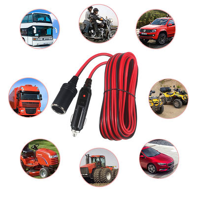 Cigarette à allumer de voiture de prise à prise de cigarette de câble adaptateur 1.2M SPT-2 16AWG 12V pour l'alimentation en électricité du véhicule