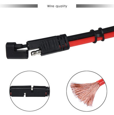 Cable 16AWG résistant aux intempéries de SAE à SAE pour générateurs solaires