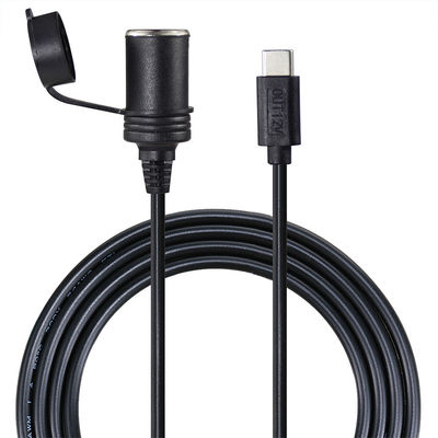12V 24V double entrée Adaptateur de chargeur USB-C pour voiture Convertisseur pour chargeur de véhicule avec QC3.0 Charge rapide & Protection de sécurité