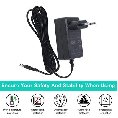 Adaptateur d'alimentation en courant continu EU Plug 12V  European AC to DC Wall Charger pour LED, routeur, appareil photo, électronique