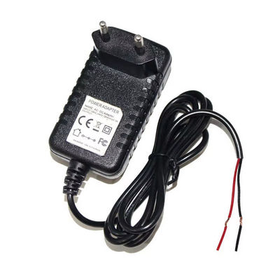 Adaptateur d'alimentation UE 12V 1A 2A avec extrémité de fil détachée
