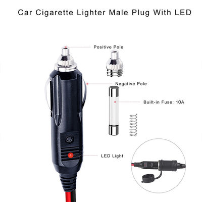 12V 24V à double prise allume-cigarettes pour voiture Adaptateur de séparateur d'extension pour SUV camion fournisseur d'alimentation fournisseur de chargeur d'alimentation d'expansion