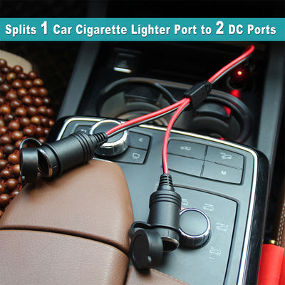 12V 24V à double prise allume-cigarettes pour voiture Adaptateur de séparateur d'extension pour SUV camion fournisseur d'alimentation fournisseur de chargeur d'alimentation d'expansion