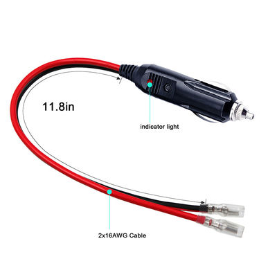 12V connecteur de briquette de voiture à Faston 850 câble de connecteur de terminal pour l'alimentation électrique