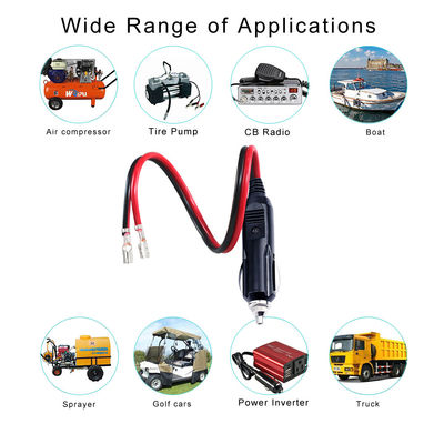 Câble adaptateur allume-cigare 12V vers connecteur Faston 850, 1,2m