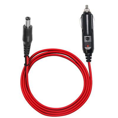 12V allume-cigarettes de voiture branche au câble d'alimentation du connecteur CC pour le refroidisseur de routeur Dash Cam et les appareils de bricolage