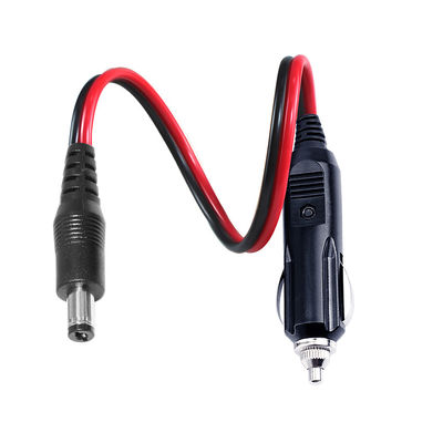 12V allume-cigarettes de voiture branche au câble d'alimentation du connecteur CC pour le refroidisseur de routeur Dash Cam et les appareils de bricolage