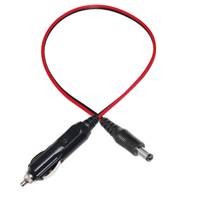 12V allume-cigarettes de voiture branche au câble d'alimentation du connecteur CC pour le refroidisseur de routeur Dash Cam et les appareils de bricolage