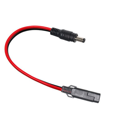 Cable d'adaptateur d'alimentation en prise SAE à courant continu pour batterie de panneau solaire 12V Motocycle et électronique DIY