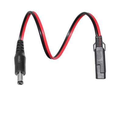 Cable d'adaptateur d'alimentation en prise SAE à courant continu pour batterie de panneau solaire 12V Motocycle et électronique DIY