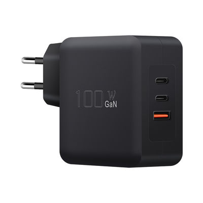 1A+2C 3port 100W PD Chargeur UE Adaptateur électrique en fiche pour chargeur d'ordinateur portable