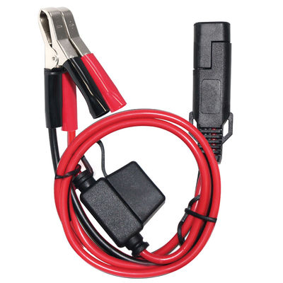 SAE à Alligator câble d'alimentation à pinceau pour charge de batterie 12V panneau solaire onduleur usage automobile et bricolage