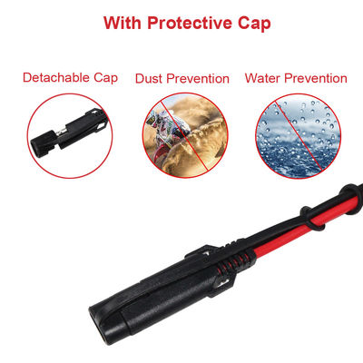 SAE à l'adaptateur de prise d'allumage de cigarette câble pour 12V accessoires de voiture alimentation solaire panneau d'inverseur d'utilisation