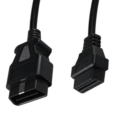 OBD-II câble d'extension mâle à femelle avec connecteurs à 16 broches pour l'installation d'un tracker GPS de scanner de diagnostic automobile