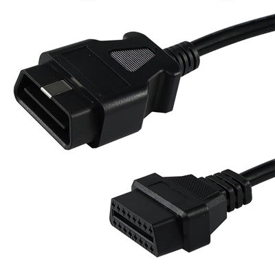 OBD-II câble d'extension mâle à femelle avec connecteurs à 16 broches pour l'installation d'un tracker GPS de scanner de diagnostic automobile