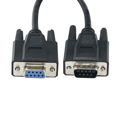 DB9 câble d'extension série mâle à femelle avec connecteur RS232 à 9 broches pour le port de communication du périphérique CNC du modem PC