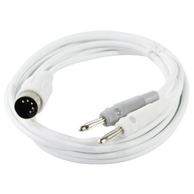 Assemblage de câble à 5 broches à 180° DIN Femme à double prise de banane pour les essais audio ou les équipements d'alimentation électrique
