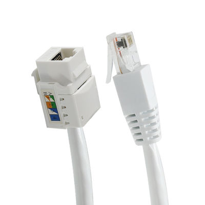 Cat6 RJ45 Keystone coupler intégré sans outil, de sexe féminin à féminin, pour panneaux de patch Ethernet ou plaques murales