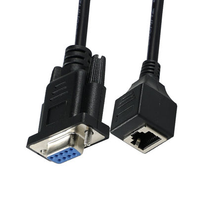 câble de console série DB9 à RJ45 pour routeurs et commutateurs Cisco RS232 mâle à câble d'adaptateur Ethernet, 4ftm / 5ft / 6ft