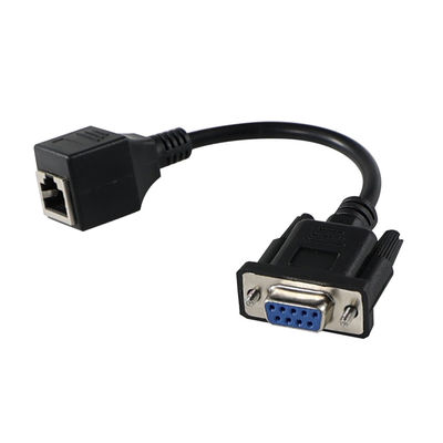 câble de console série DB9 à RJ45 pour routeurs et commutateurs Cisco RS232 mâle à câble d'adaptateur Ethernet, 4ftm / 5ft / 6ft