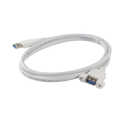 Cable d'extension USB 3.0 monté sur panneau mâle à femelle 3 pieds 4 pieds 5 pieds
