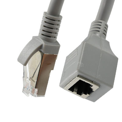Cable d'extension Ethernet RJ45 mâle à femelle avec monture de panneau pour commutateur de routeur réseau LAN Cat5e/Cat6, 4FT/5FT/6FT