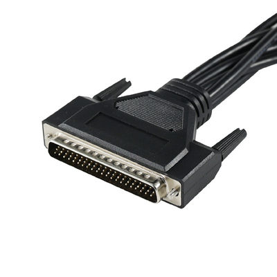 DB-62 mâle à 7x DB-9 mâle câble de rupture pour la communication en série industrielle, RS232/RS485 Splitter - 1,2m noir