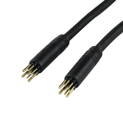 Cable de moteur industriel à broches multiples 16AWG 6FT pour moteurs de machines CNC avec connecteurs en cuivre plaqué (style JST)