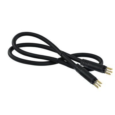 Cable de moteur industriel à broches multiples 16AWG 6FT pour moteurs de machines CNC avec connecteurs en cuivre plaqué (style JST)
