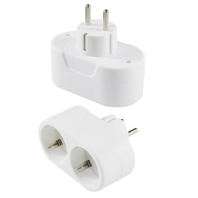 Détecteur d'alimentation électrique à double sortie EU Socket Adapter Convertisseur pour la maison Voyage
