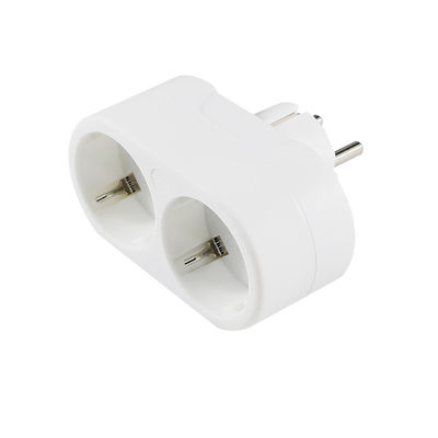Détecteur d'alimentation électrique à double sortie EU Socket Adapter Convertisseur pour la maison Voyage