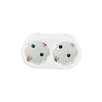 Détecteur d'alimentation électrique à double sortie EU Socket Adapter Convertisseur pour la maison Voyage