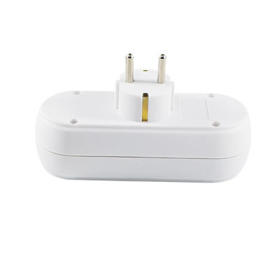 Adaptateur de prise de courant européen 3 voies 250V 10A avec 3 prises CA