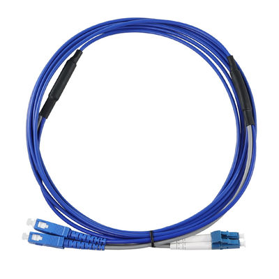 Cable de patch en fibre optique SC à LC duplex pour le centre de données FTTx