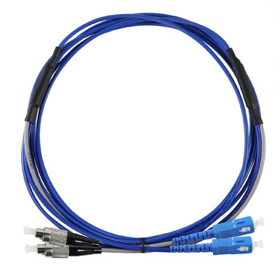 Cable de patch de fibre optique SC à FC - Jumper en mode unique ou multimode pour les applications FTTH, ODF, télécom, centre de données