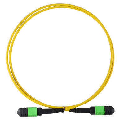 Cordon de raccordement fibre optique LC APC Monomode OS2 Gaine verte
