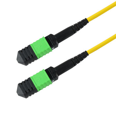 Cordon de raccordement fibre optique LC APC Monomode OS2 Gaine verte