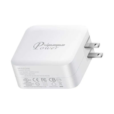 Chargement rapide 100W PD Adaptateur électrique universel avec 3 ports USB Chargeur sans fil GAN magnétique pour téléphones