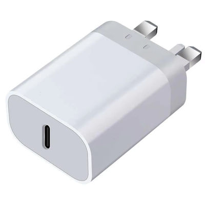 Chargeur rapide 20W Type C PD Adaptateur USB-C sans fil avec charge magnétique rapide pour téléphones Adaptateur secteur GAN 30W prise UK