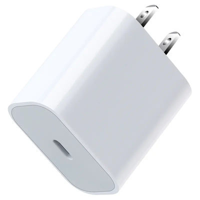 Chargeur mural USB-C à 2 broches – Adaptateur secteur compact avec sortie Type-C, charge rapide 30W pour téléphone, tablette, appareil photo