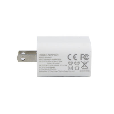 US 2 broches 20W chargeur mural USB à double port Adaptateur d'alimentation à recharge rapide de type C et USB-A pour téléphone, tablette, appareil photo