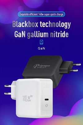 Chargeur mural USB-C 2 broches EU 140W pour ordinateur portable, tablette, MacBook