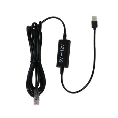 Câble injecteur d'alimentation Ethernet USB vers RJ45 - Convertisseur élévateur 5V à 12V pour caméra IP, routeur, mini appareil POE
