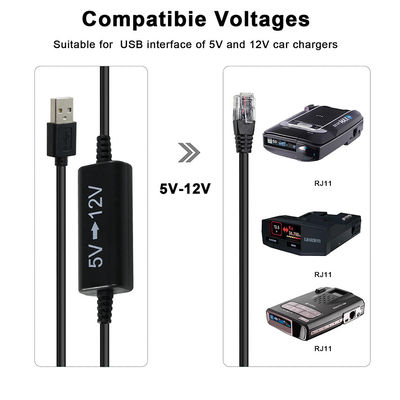 Câble injecteur d'alimentation Ethernet USB vers RJ45 - Convertisseur élévateur 5V à 12V pour caméra IP, routeur, mini appareil POE