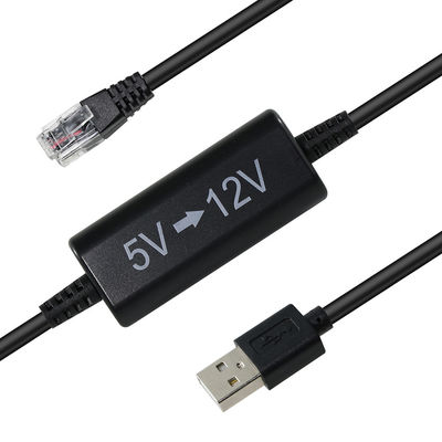 Câble injecteur d'alimentation Ethernet USB vers RJ45 - Convertisseur élévateur 5V à 12V pour caméra IP, routeur, mini appareil POE