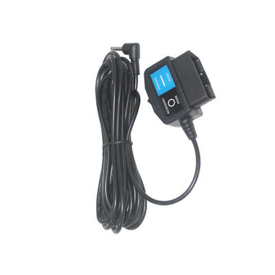 OBD2 à courant continu 5.5x2.1mm câble d'alimentation pour Dash Cam- ACC/Mode de stationnement Adaptateur câblé avec coupure de tension intelligente pour 12V Car DVR