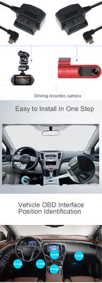 OBD2 à courant continu 5.5x2.1mm câble d'alimentation pour Dash Cam- ACC/Mode de stationnement Adaptateur câblé avec coupure de tension intelligente pour 12V Car DVR
