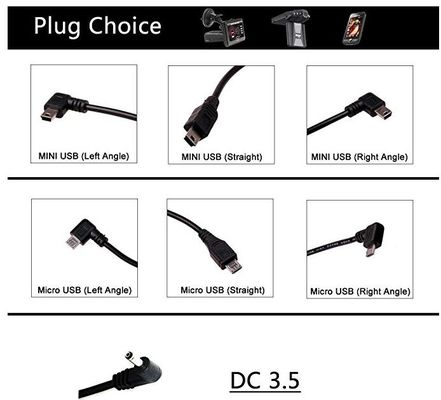 Micro câble USB à débit réduit de 5 V à 3,3 V/3,7 V avec fusible en ligne