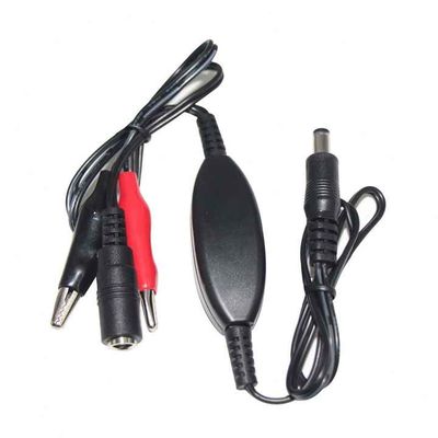 Câble convertisseur d'alimentation pince crocodile vers DC 5,5x2,1mm - Adaptateur de prise DC à pince de batterie 12V pour bande LED, DVR, équipement de test