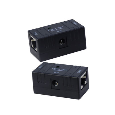 Combinateur PoE - Alimentation CC + données Ethernet vers sortie RJ45, Câble injecteur Power over Ethernet passif pour caméra IP / point d'accès